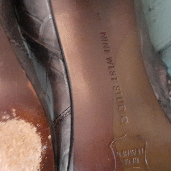 NINE WEST STUDIO LEATHER/RABBIT LEATHER UPPER BOOTS SZ 6 - Picture 8 of 8